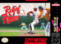 Relief Pitcher Super Nintendo  box art